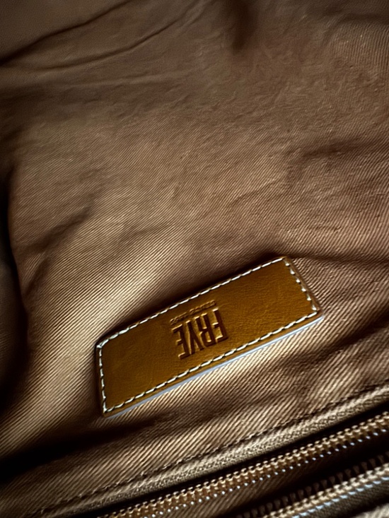 Frye Olivia leather backpack in brown main image 10